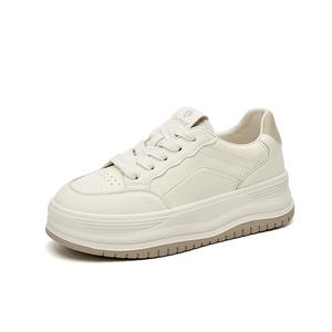 Низкие женские скейтерские кеды DAPHNE, Ecru