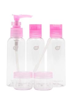 Дорожный набор Life Travel Różowy, 1 шт