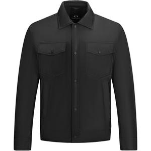 ARMANI EXCHANGE Пуховик AE FW24 мужской черный, Black