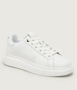 Кожаные кроссовки FONDO URSA DIS. 2 Just Cavalli, белый