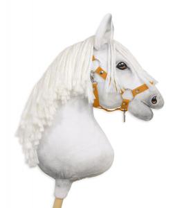 Регулируемый недоуздок Hobby Horse A3 — горчичный Super Hobby Horse