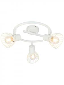 Brilliant Точечный спиральный светильник, 3-световой Elhi ⌀ 42 см, белый