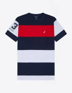 Футболка мужская с круглым вырезом и короткими рукавами Nautica, тёмно-синий