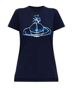Футболка с логотипом Vivienne Westwood, синий