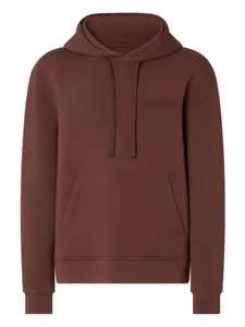Худи с карманом-муфтой Ferrari, коричневый
