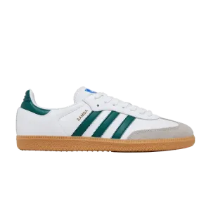 Кроссовки adidas Samba OG 'White Collegiate Green Gum', белый