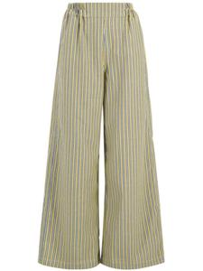Полосатые брюки с высокой талией PAULA, зеленый