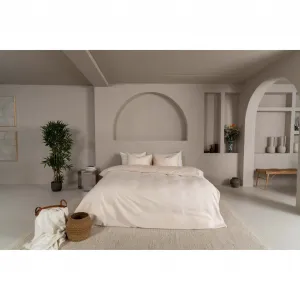 Постельное белье кайори «Кисо», смесь Tencel и хлопка Kayori, цвет Offwhite