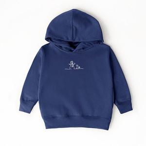 Толстовка с капюшоном для малыша с вышивкой снеговика The Juniper Shop, Navy