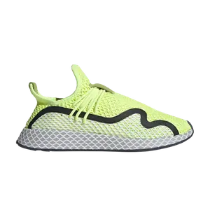Кроссовки Adidas Deerupt S 'Solar Yellow', желтый