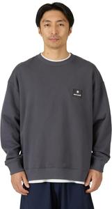 Мужская толстовка Snow Peak NSD-SW-25AU001 019 с квадратным логотипом, серый