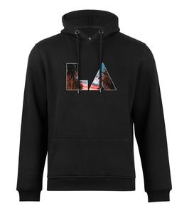 Толстовка Cotton Prime Skyline Hoodie Los Angeles Weltenbummler Kollektion, черный