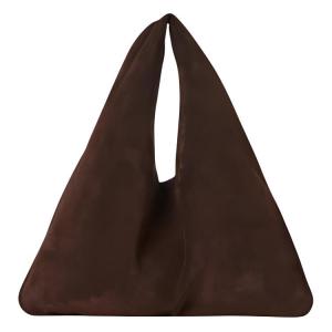 Сумка женская малая из телячьей кожи кофейная THE ROW