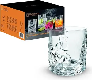 Набор из 4 стаканов для виски Spiegelau объемом 356 мл, 101968, скульптура Markenlos