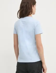 Хлопковая футболка Tommy Jeans, синий