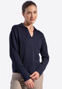 Поло WITTCHEN V-AUSSCHNITT, Dark Blue