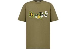 Футболка Tears мужская зеленая Dior, зеленый