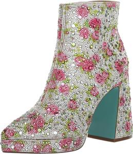 Женские ботильоны Betsey Johnson Della, Rhinestone Floral
