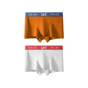 Трусы мужские Edge Color 3.0, 2 шт Lee, белый+оранжевый