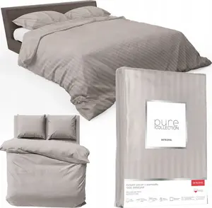 Постельное белье Satin Pure | 220x200 см | Бежевый Deco4Home