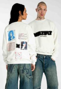 Толстовка Multiply Apparel OVERSIZE MOSAIC, Vasporous Gray/Grey