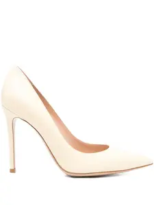 Туфли на шпильке с заостренным носком Gianvito Rossi, нейтральный