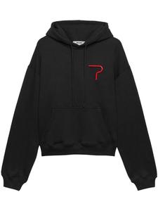 MSGM худи с кулиской и логотипом, черный