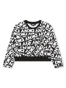 Футболка с логотипом Dkny Kids, черный