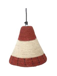 Подвесной светильник Primitive бежево-красного цвета - (В)20 x Ø19 см Deco Lorrie