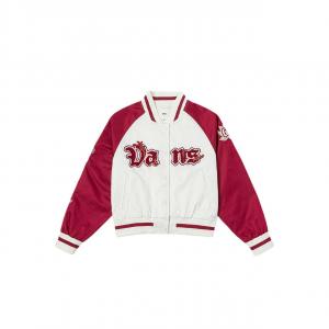 Vans Бейсбольная куртка женская экрю, Ecru