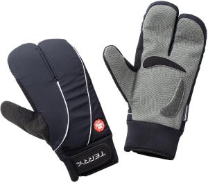 Варежки Windstopper с разрезом – женские Terry, черный