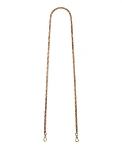 Металлический плечевой ремень-цепочка Borbonese, желтый