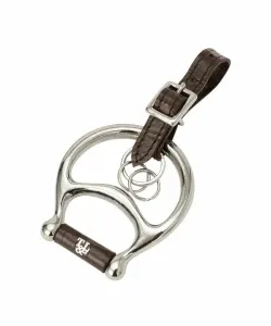 Брелок в виде крокодила с иконкой