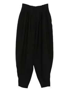 Брюки со складками Viktor & Rolf, черный