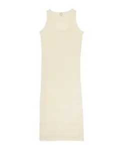 Платье Касильды из полосатого льна. Ines De La Fressange Paris, бежевый