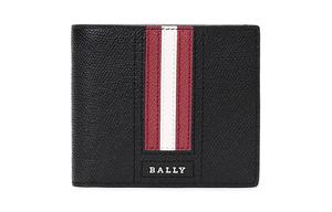 Trasai Embossed Cow Leather 3 в 1 Кошелек, Монетница, Классический мужской черный BALLY