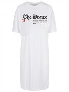 Короткое платье F4NT4STIC Oversize Kleid The Bronx, белый