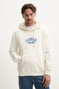 Хлопковая толстовка Guess Jeans, бежевый