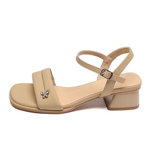 Сандалии с одним ремешком женские ZHR, Apricot