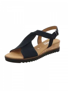 Сандалии на плоской подошве Gabor Comfort Sandaletten Bequem Abs Bis 40 Genua, синий