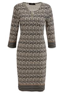 Мини платье Aniston SELECTED, Black/White