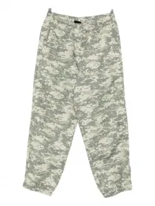 Брюки с эластичным поясом и камуфляжным принтом Stüssy, зеленый