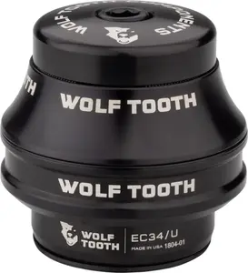 Премиальный верхний рулевой стакан EC34/28.6 - 25 мм высота Wolf Tooth Components, Black
