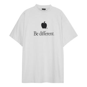 Футболка Balenciaga Be Different T-Shirt 'White Black', белый