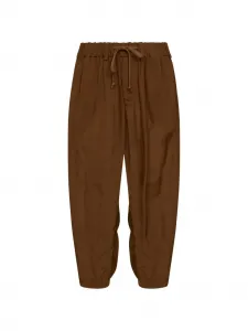 Брюки на завязках Uma Wang, коричневый