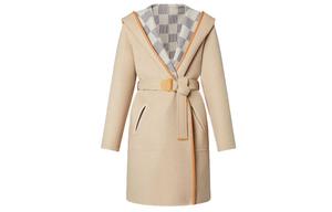 Новые квартальные продукты LV Coat Women's Beige Louis Vuitton