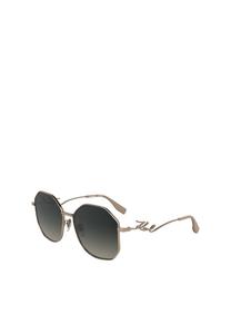 Солнцезащитные очки KARL LAGERFELD Sunglasses, Rose Gold/Rose Gold-Coloured