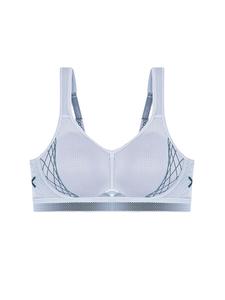 Спортивный бюстгальтер без косточек TRIUMPH  Triaction Cardio Flow, цвет Smoke blue/Pastel blue