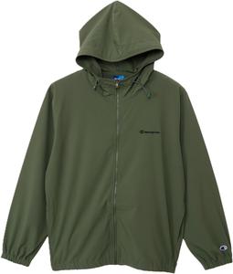 Мужская толстовка Champion C3-CSC10 на молнии, с длинным рукавом, с вышивкой, зеленый