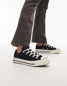 Кроссовки Converse Chuck 70 Ox с черным леопардовым принтом